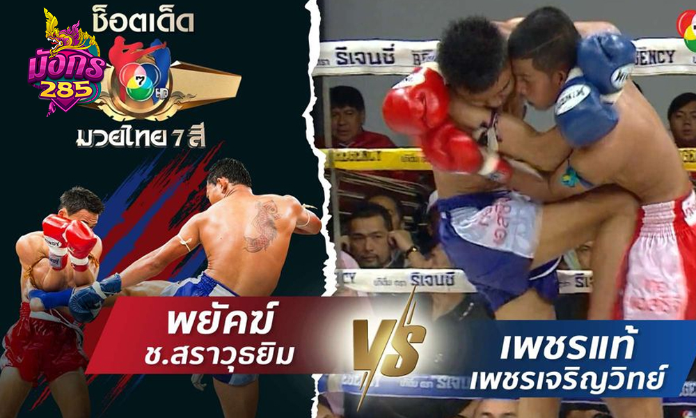 พยัคฆ์ ช.สราวุธยิม vs เพชรแท้ เพชรเจริญวิทย์ | ช็อตเด็ดแม่ไม้มวยไทย 7 สี